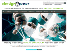 Tablet Screenshot of designacase.org